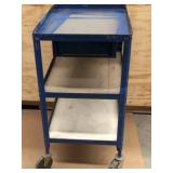 3-TIER rolling tool cart with drawer.