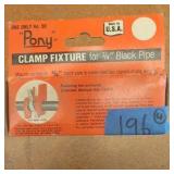 (4) PONY clamp fixtures
