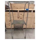 Warehouse rolling ladder