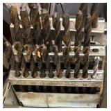 BOXES of drill bits and taps