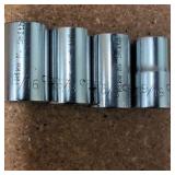 Vintage Craftsman V Series (2) DRIVE Socket Sets