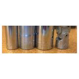 Vintage Craftsman V Series SOCKETS, flex socket heads, Ball-end Allen key, pin punches, Tap wrenches