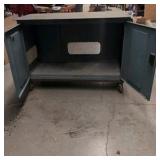 PORTABLE workbench with storage capacity