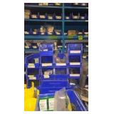 BLUE boxes with metal parts