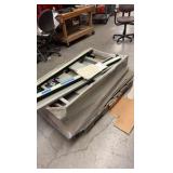 BIEFFE Drafting table with adjustable table tilt