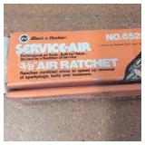 B&D Air Ratchet, Craftsman Air Drill; Packard Air Butterfly Impact Wrench