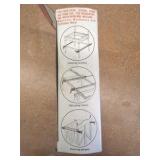 (4) PONY clamp fixtures