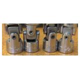 Vintage Craftsman V Series SOCKETS, flex socket heads, Ball-end Allen key, pin punches, Tap wrenches