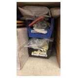 TENNSCO  2-door metal storage cabinet with contents