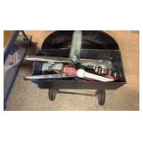 STRAPPING dispenser cart w/ tools, portable