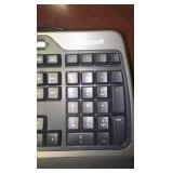 VIZIO Smart TV, remote, and Microsoft keyboard