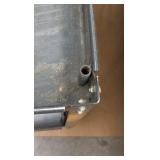 STEEL Flat Handle Deep Shelf Industrial Utility Cart