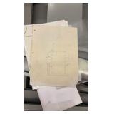 BIEFFE Drafting table with adjustable table tilt