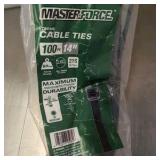 CABLE ties, greenlee wire tools, voltage tester, stripmaster