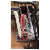 STRAPPING dispenser cart w/ tools, portable
