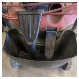 (2) RIDGID wet dry vacs: