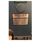 SCOTCHMAN Porta-fab 45 hydraulic Ironworker