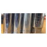 Vintage Craftsman V Series SOCKETS, flex socket heads, Ball-end Allen key, pin punches, Tap wrenches