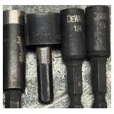 VARIETY: socket heads, drill bits, chisels & more