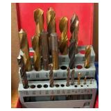 BOXES of drill bits and taps