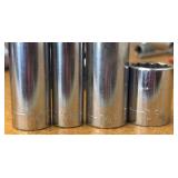 Vintage Craftsman V Series SOCKETS, flex socket heads, Ball-end Allen key, pin punches, Tap wrenches