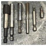 VARIETY: socket heads, drill bits, chisels & more