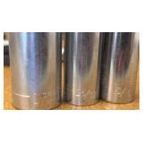 Vintage Craftsman V Series SOCKETS, flex socket heads, Ball-end Allen key, pin punches, Tap wrenches