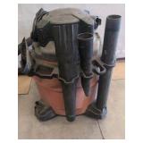 (2) RIDGID wet dry vacs:
