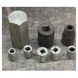 VARIETY: socket heads, drill bits, chisels & more