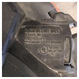 (2) RIDGID wet dry vacs: