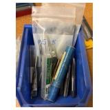 BOXES of drill bits and taps