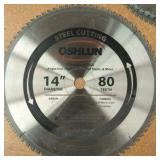 EVOLUTION circular saw blades and Oshlun