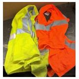 WELDING helmets, construction gear, ear and mouth protection