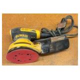 (3) CORDED palm sanders & accessories