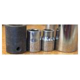 Vintage Craftsman V Series SOCKETS, flex socket heads, Ball-end Allen key, pin punches, Tap wrenches