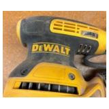 (3) CORDED palm sanders & accessories