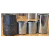 Vintage Craftsman V Series SOCKETS, flex socket heads, Ball-end Allen key, pin punches, Tap wrenches