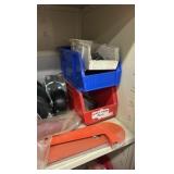 TENNSCO  2-door metal storage cabinet with contents