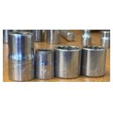 Vintage Craftsman V Series SOCKETS, flex socket heads, Ball-end Allen key, pin punches, Tap wrenches