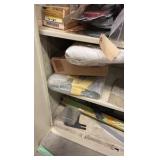 TENNSCO  2-door metal storage cabinet with contents