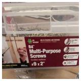 SCREWS, Bostich stapler, cable ties, extension cord