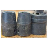 Vintage Craftsman V Series SOCKETS, flex socket heads, Ball-end Allen key, pin punches, Tap wrenches