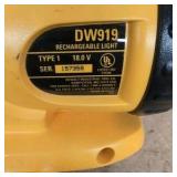 (3) MILWAUKEE hammer drills, DeWalt drill, light, Skil Drill, Mastercraft drill