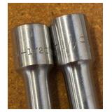 Vintage Craftsman V Series SOCKETS, flex socket heads, Ball-end Allen key, pin punches, Tap wrenches