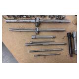 Vintage Craftsman V Series SOCKETS, flex socket heads, Ball-end Allen key, pin punches, Tap wrenches