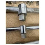 Vintage Craftsman V Series SOCKETS, flex socket heads, Ball-end Allen key, pin punches, Tap wrenches