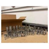 Vintage Craftsman V Series SOCKETS, flex socket heads, Ball-end Allen key, pin punches, Tap wrenches