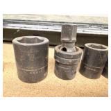 Vintage Craftsman V Series SOCKETS, flex socket heads, Ball-end Allen key, pin punches, Tap wrenches