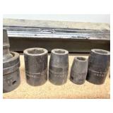 Vintage Craftsman V Series SOCKETS, flex socket heads, Ball-end Allen key, pin punches, Tap wrenches