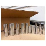 Vintage Craftsman V Series SOCKETS, flex socket heads, Ball-end Allen key, pin punches, Tap wrenches